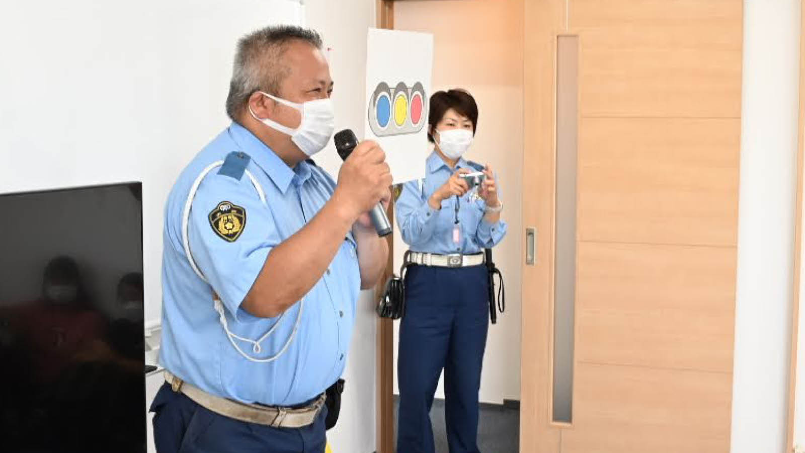 Ảnh buổi học an toàn giao thông 1 (hình tạm thời)